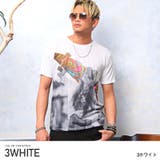 3ホワイト | Tシャツ メンズ 半袖 | LUXSTYLE