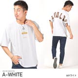 Aホワイト | Tシャツ メンズ 半袖 | LUXSTYLE