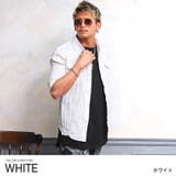 ホワイト | シャツ メンズ 5分袖 | LUXSTYLE