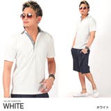 ホワイト | ポロシャツ メンズ スキッパー | LUXSTYLE