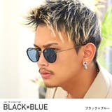 ブラック×ブルー | サングラス メンズ レディース | LUXSTYLE