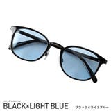 ブラック×ライトブルー | サングラス メンズ レディース | LUXSTYLE