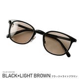 ブラック×ライトブラウン | サングラス メンズ レディース | LUXSTYLE