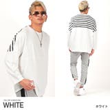 ホワイト | ロンT メンズ 長袖Tシャツ | LUXSTYLE