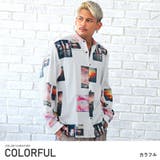 カラフル | シャツ メンズ 長袖 | LUXSTYLE
