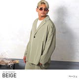 ベージュ | テーラードジャケット メンズ ビッグシルエット | LUXSTYLE