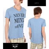 お兄系 Tシャツ メンズVネックロゴ | LUXSTYLE | 詳細画像2