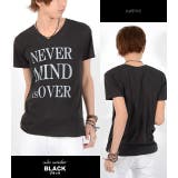 お兄系 Tシャツ メンズVネックロゴ | LUXSTYLE | 詳細画像4