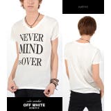 お兄系 Tシャツ メンズVネックロゴ | LUXSTYLE | 詳細画像3