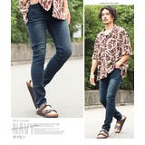 ネイビー | お兄系 スキニー デニム | LUXSTYLE