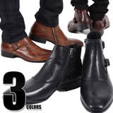 ブーツ メンズショートブーツ ベルト | LUXSTYLE | 詳細画像1