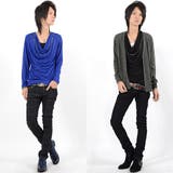 V系 メンズ ロンT長袖Tシャツ | LUXSTYLE | 詳細画像8