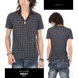 お兄系 メンズ Tシャツ千鳥Tシャツ半袖Tシャツ | LUXSTYLE | 詳細画像3