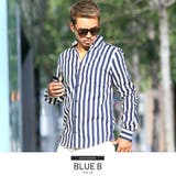 ブルーB | シャツ メンズ 無地 | LUXSTYLE