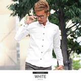 ホワイト | シャツ メンズ 無地 | LUXSTYLE
