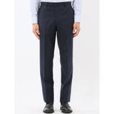 ウール混ストレッチ レギュラーフィット 2ボタン2ピーススーツ 無地紺 | TAKA-Q MEN | 詳細画像11