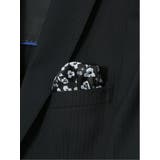 光沢ウール混ストレッチ スリムフィット 2ボタン3ピーススーツ | TAKA-Q MEN | 詳細画像10