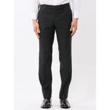 光沢ウール混ストレッチ スリムフィット 2ボタン3ピーススーツ | TAKA-Q MEN | 詳細画像13