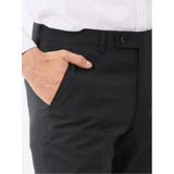 光沢ウール混ストレッチ スリムフィット 2ボタン3ピーススーツ | TAKA-Q MEN | 詳細画像14