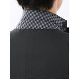 光沢ウール混ストレッチ スリムフィット 2ボタン3ピーススーツ | TAKA-Q MEN | 詳細画像8