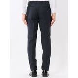 光沢ウール混ストレッチ スリムフィット 2ボタン3ピーススーツ | TAKA-Q MEN | 詳細画像14 