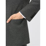 トラベストストレッチ スリムフィット 2ボタン3ピーススーツ 千鳥グレー | TAKA-Q MEN | 詳細画像8