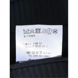 超光沢ストレッチ スリムフィット 2ボタン3ピーススーツ シャドーストライプ紺 | TAKA-Q MEN | 詳細画像15