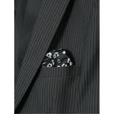 光沢ウール混ストレッチ スリムフィット 2ボタン2ピーススーツ | TAKA-Q MEN | 詳細画像11