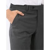 光沢ウール混ストレッチ スリムフィット 2ボタン2ピーススーツ | TAKA-Q MEN | 詳細画像14