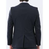 超光沢ウール混ストレッチ スリムフィット 2ボタン3ピーススーツ | TAKA-Q MEN | 詳細画像6 