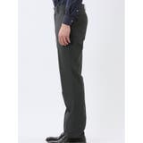 超光沢ウール混ストレッチ スリムフィット 2ボタン3ピーススーツ | TAKA-Q MEN | 詳細画像13 