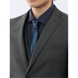 超光沢ウール混ストレッチ スリムフィット 2ボタン3ピーススーツ | TAKA-Q MEN | 詳細画像7 