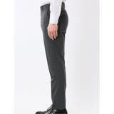 SUPER140'S レギュラーフィット 2ボタン 2ピース スーツ グレー | TAKA-Q MEN | 詳細画像11 