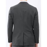 SUPER140'S レギュラーフィット 2ボタン 2ピース スーツ グレー | TAKA-Q MEN | 詳細画像7 