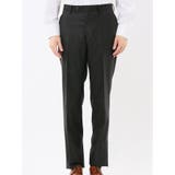 光沢ウール混 スリムフィット 2ボタン3ピーススーツ シャドーストライプ黒 | TAKA-Q MEN | 詳細画像13