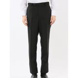 ストレッチウォッシャブル スリムフィット 2ボタン2ピーススーツ チェック黒 | TAKA-Q MEN | 詳細画像11