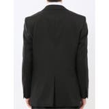 ストレッチウォッシャブル スリムフィット 2ボタン2ピーススーツ チェック黒 | TAKA-Q MEN | 詳細画像7