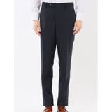 ストレッチウォッシャブル スリムフィット 2ボタン2ピーススーツ チェック紺 | TAKA-Q MEN | 詳細画像11 