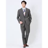 06グレー | ストレッチウォッシャブル レギュラーフィット 2ボタン2ピーススーツ | TAKA-Q MEN