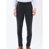 ストレッチウォッシャブル スリムフィット 2ボタン2ピーススーツ 組織黒 | TAKA-Q MEN | 詳細画像10 