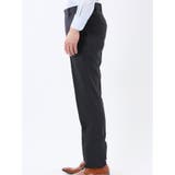 ストレッチウォッシャブル スリムフィット 2ボタン2ピーススーツ 組織黒 | TAKA-Q MEN | 詳細画像11 