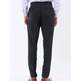 ストレッチウォッシャブル スリムフィット 2ボタン2ピーススーツ 組織黒 | TAKA-Q MEN | 詳細画像12 