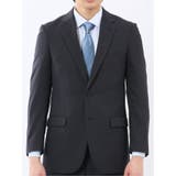 ストレッチウォッシャブル スリムフィット 2ボタン2ピーススーツ 組織黒 | TAKA-Q MEN | 詳細画像5 