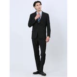 05黒 | ストレッチウォッシャブル レギュラーフィット 2ボタン2ピーススーツ | TAKA-Q MEN