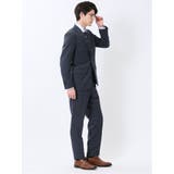 ストレッチウォッシャブル スリムフィット 2ボタン2ピーススーツ | TAKA-Q MEN | 詳細画像4 