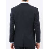 ストレッチウォッシャブル スリムフィット 2ボタン2ピーススーツ 組織紺 | TAKA-Q MEN | 詳細画像7