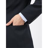 ストレッチウォッシャブル スリムフィット 2ボタン2ピーススーツ 組織紺 | TAKA-Q MEN | 詳細画像9