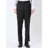 光沢ウール混 スリムフィット 2ボタン3ピーススーツ 千鳥黒 | TAKA-Q MEN | 詳細画像11 