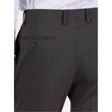 軽量ストレッチ レギュラーフィット 2ボタン2ピーススーツ ストライプグレー | TAKA-Q MEN | 詳細画像14