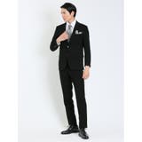 05黒 | ストレッチウォッシャブル スリムフィット 2ボタン2ピース | TAKA-Q MEN
